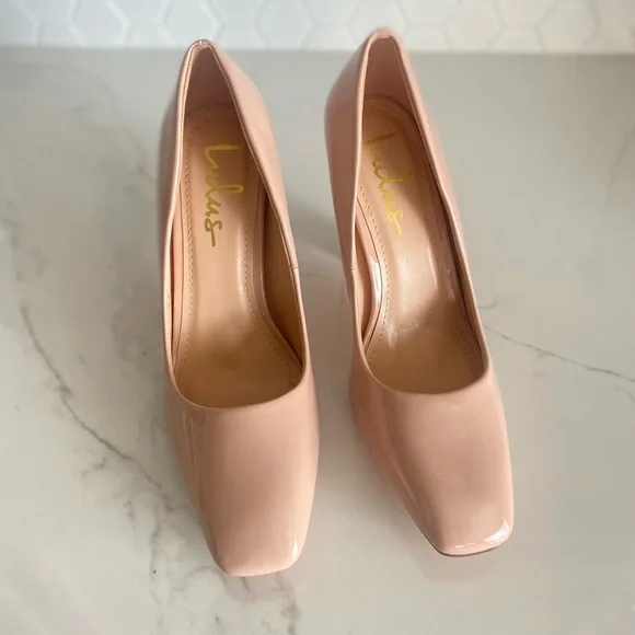 Lulu's Blush Pink Heels - Picture 2 of 8